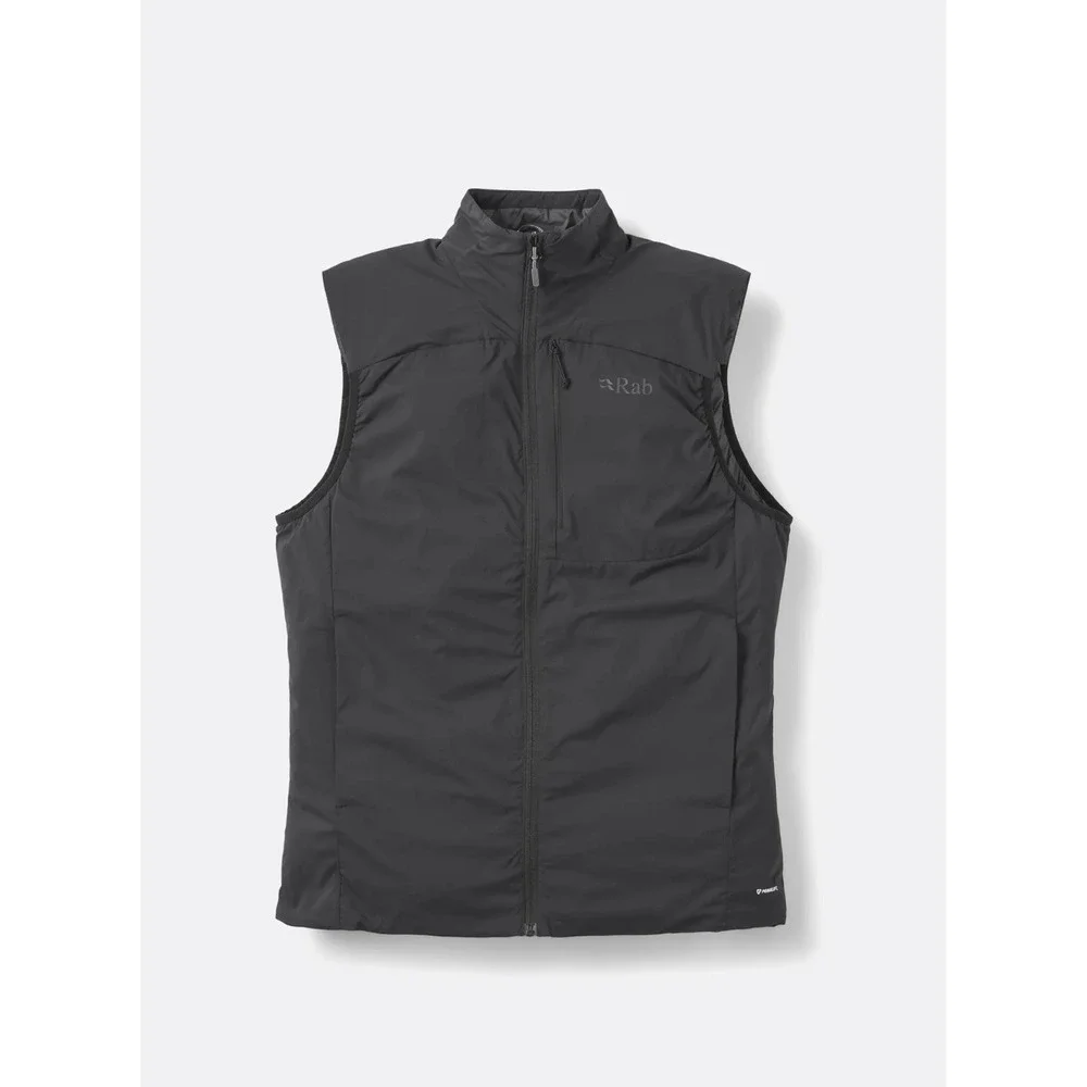 Rab Xenair Vest Insulated Firecracker BlackMen's Size Large Primaloft Pertex